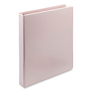 Samsill Earth's Choice Plant-Based BOHO D-Ring View Binders, 1" Capacity, 11 x 8.5, Rose, 2/Pack (SAMU69340)