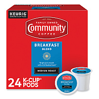 Community Coffee Breakfast Blend K-Cup, 24/Box (GMT6406CC)