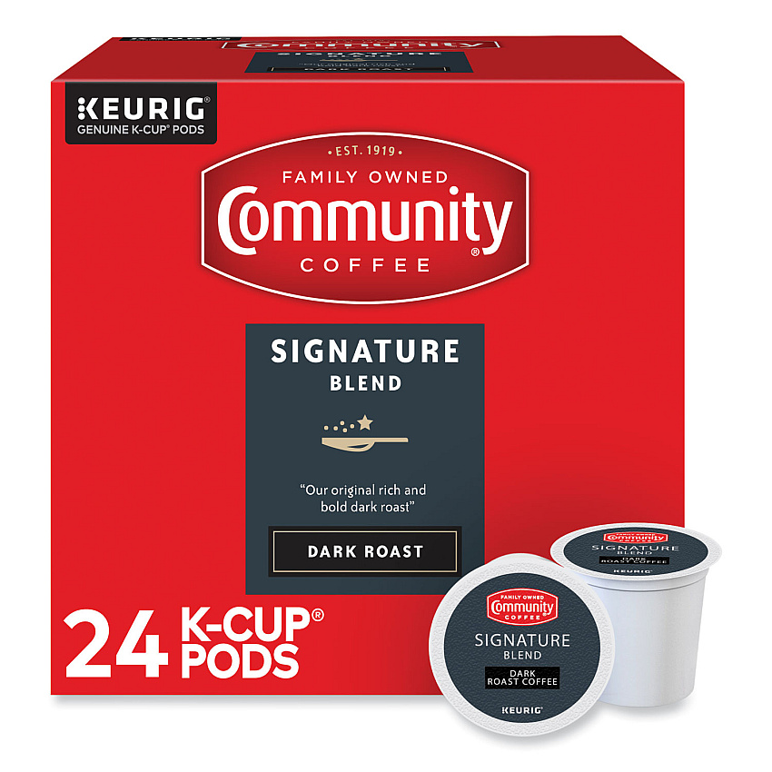Community Coffee Signature Blend K-Cup, 24/Box (GMT6404CC)