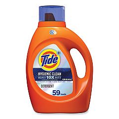 Tide Hygienic Clean Heavy 10x Duty Liquid Laundry Detergent, Original, 92 oz Bottle (PGC00166)