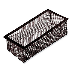 deflecto Register Nets, 4 x 10 x 0.1, Black (DEFRFN104)