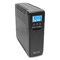 Tripp Lite ECO Series Desktop UPS Systems with USB Monitoring, 8 Outlets, 1,000 VA, 316 J (ECO1000LCD)