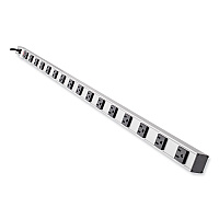 Tripp Lite Vertical Power Strip, 16 Outlets, 15 ft Cord, Silver (PS4816)
