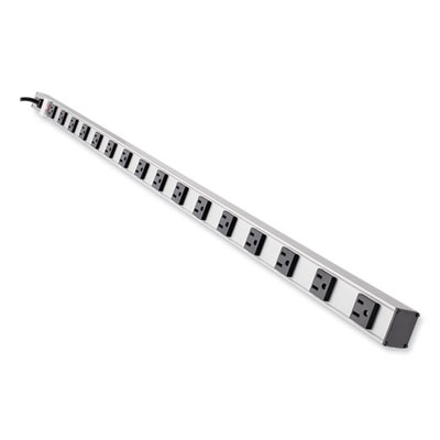 Tripp Lite Vertical Power Strip, 16 Outlets, 15 ft Cord, Silver (PS4816)