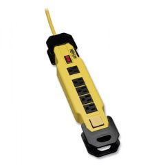 Tripp Lite Power It! Safety Power Strip with GFCI Plug, 6 Outlets, 9 ft Cord, Yellow/Black (TLM609GF)