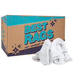 W54 Hand Towel Size Terry Wipers White 25lb Box (N-W54-25)