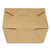 GEN Reclosable Kraft Take-Out Box, 30 oz, Paper, 450/Carton (GENPAPERBOX1)