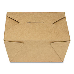 GEN Reclosable Kraft Take-Out Box, 30 oz, Paper, 450/Carton (GENPAPERBOX1)