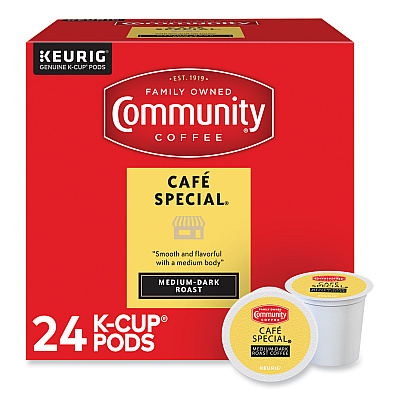 Community Coffee Cafe Special K-Cup, 24/Box (GMT6405CC)