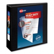 Avery Heavy-Duty Non Stick View Binder with DuraHinge and Slant Rings, 3 Rings, 3" Capacity, 11 x 8.5, Black, (5600) (05600)
