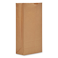 General Grocery Paper Bags, Heavy-Duty, #25 Size, 8.25" x 5.94" x 16.13", Natural, 500/Bundle (BAGGH25)