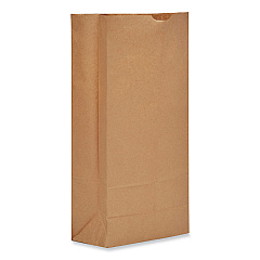 General Grocery Paper Bags, Heavy-Duty, #25 Size, 8.25" x 5.94" x 16.13", Natural, 500/Bundle (BAGGH25)
