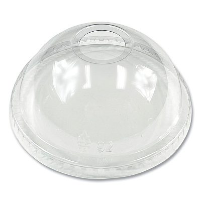Boardwalk PET Cold Cup Dome Lids, Fits 9 oz Squat/12 oz PET Cups, Clear, 1,000/Carton (BWKPET912DOME)