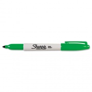 Sharpie Permanent Marker, Fine Bullet Tip, Green (30034)