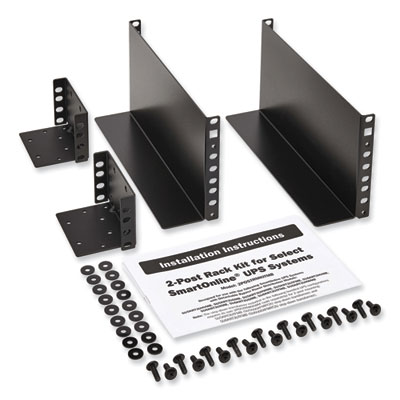 Tripp Lite 2-Post Rackmount Installation Kit for Select SmartOnline UPS Systems, Black, Ships in 7-10 Business Days (2POSTRMKITMB)