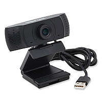 Tripp Lite USB Webcam for Laptops/Desktop PCs w/Microphone, 1920 pixels x 1080 pixels, 2 Mpixels, Black, Ships in 7-10 Business Days (AWC001)