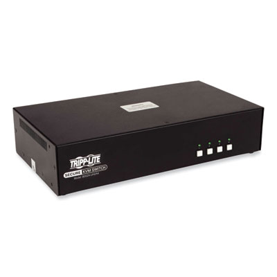 Tripp Lite 4-Port HDMI Dual-Monitor Secure KVM Switch, TAA Compliant, Ships in 7-10 Business Days (TRPB002AUH2A4)