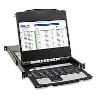 Tripp Lite 8-Port NetDirector DisplayPort KVM Switch Console with 17" LCD, TAA Compliant, Ships in 7-10 Business Days (B030DP0817D)