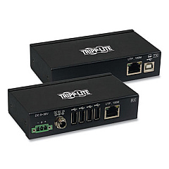 Tripp Lite 4-Port Industrial USB Over CAT6 Extender, 330 ft Range, TAA Compliant, Ships in 7-10 Business Days (TRPB203104INDER)