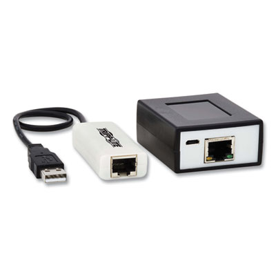Tripp Lite 4-Port USB Over CAT5/CAT6 Extender Kit with Power, TAA Compliant, Ships in 7-10 Business Days (TRPB203104POC)