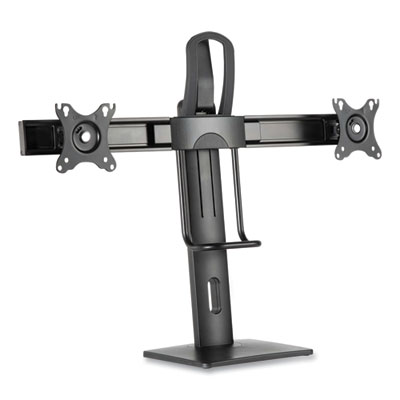 Tripp Lite Safe-IT Precision-Placement Desktop Mount w/ Antimicrobial Protection, 27", BK, Supports 13.2 lb, Ships in 7-10 Bus Days (TRPDDVD1727AM)