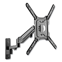Tripp Lite TV Wall Mount w/Full-Motion Swivel Tilt Artic Arm, 23" to 55", 18.1x17.9x17.1, BK, Supports 51lb, Ships in 7-10 Bus Days (DWM2355S)