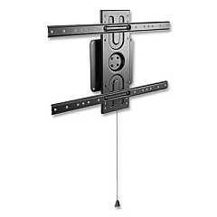 Tripp Lite TV Monitor Wall Mount for Portrait/Landscape Display, 37" to 80", 24.8x17.7x1.8, BK, Supports 110lb, Ships in 7-10 Bus Days (DWM3780ROT)