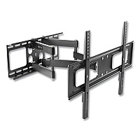 Tripp Lite Outdoor TV Wall Mount w/ Swivel Tilt, Fully Artic Arm, 37" to 80", 26x16.9x20.1, BK, Support 110 lb, Ships in 7-10 Bus Days (DWM3780XOUT)