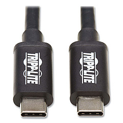 Tripp Lite Thunderbolt 3 USB-C Passive Cable, 3.3 ft, Black, Ships in 7-10 Business Days (MTB301M5AB)