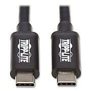 Tripp Lite Thunderbolt 3 USB-C Passive Cable, 6.6 ft, Black, Ships in 7-10 Business Days (MTB302M5AB)