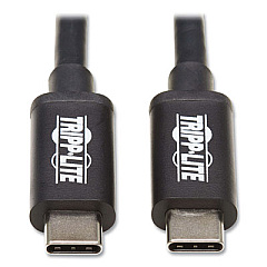 Tripp Lite Thunderbolt 3 USB-C Passive Cable, 6.6 ft, Black, Ships in 7-10 Business Days (MTB302M5AB)