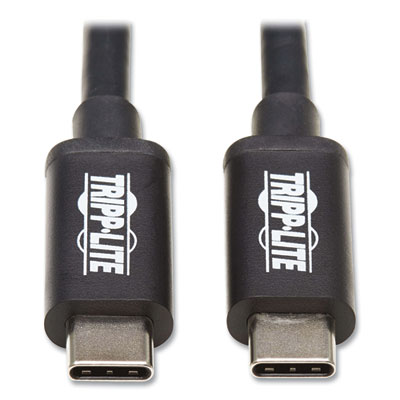 Tripp Lite Thunderbolt 3 USB-C Passive Cable, 6.6 ft, Black, Ships in 7-10 Business Days (MTB302M5AB)