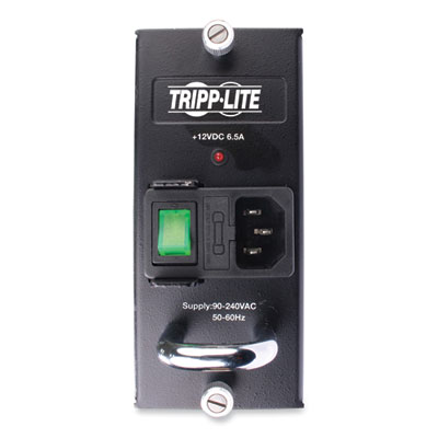 Tripp Lite AC Power Supply for N785-CH12 Media Converter Chassis, Black, Ships in 7-10 Business Days (N785CH75WAC)