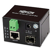 Tripp Lite Unmanaged Industrial Gigabit Fiber to Ethernet Media Converter, Black, Ships in 7-10 Business Days (N785I01SFPDU)