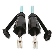 Tripp Lite Industrial Duplex Fiber Optic Patch Cable, 16.4 ft, Aqua, Ships in 7-10 Business Days (N82005MIND)