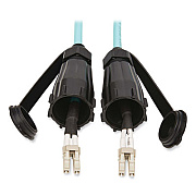 Tripp Lite Industrial Duplex Fiber Optic Patch Cable, 32.8 ft, Aqua, Ships in 7-10 Business Days (N82010MIND)