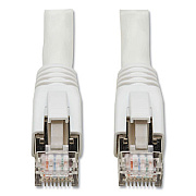 Tripp Lite CAT8 Snagless Patch Cable, 25 ft, White, Ships in 7-10 Business Days (N272025WH)
