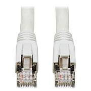 Tripp Lite CAT8 Snagless Patch Cable, 30 ft, White, Ships in 7-10 Business Days (N272030WH)