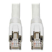 Tripp Lite CAT8 Snagless Patch Cable, 40 ft, White, Ships in 7-10 Business Days (N272040WH)
