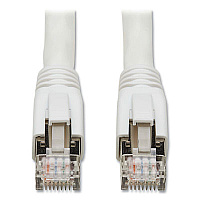 Tripp Lite CAT8 Snagless Patch Cable, 50 ft, White, Ships in 7-10 Business Days (N272050WH)