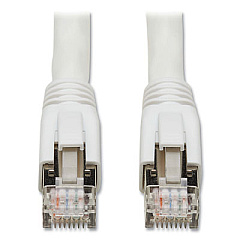 Tripp Lite CAT8 Snagless Patch Cable, 50 ft, White, Ships in 7-10 Business Days (N272050WH)
