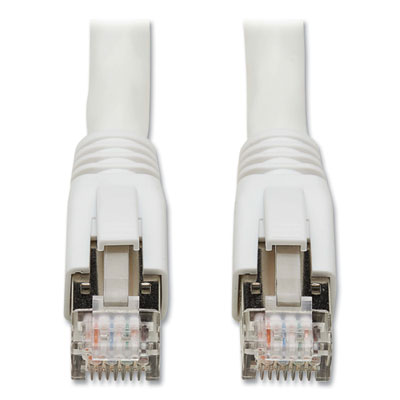Tripp Lite CAT8 Snagless Patch Cable, 50 ft, White, Ships in 7-10 Business Days (N272050WH)