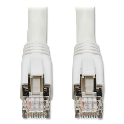 Tripp Lite CAT8 Snagless Patch Cable, 60 ft, White, Ships in 7-10 Business Days (N272060WH)