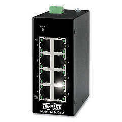 Tripp Lite 8-Port Unmanaged Industrial Ethernet Switch, TAA Compliant, Ships in 7-10 Business Days (NFIU082)