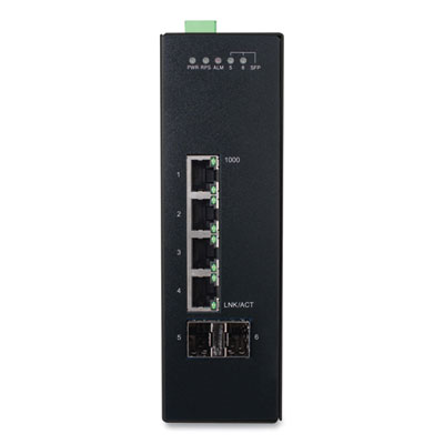 Tripp Lite 4-Port Lite Managed Industrial Gigabit Ethernet Switch, TAA Compliant, Ships in 7-10 Business Days (NGIS04C2)