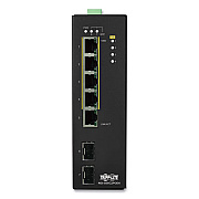 Tripp Lite 5-Port Lite Managed Industrial Gigabit Ethernet Switch, TAA Compliant, Ships in 7-10 Business Days (TRPNGIS05C2POE4)