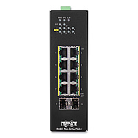 Tripp Lite 8-Port Lite Managed Industrial Gigabit Ethernet Switch, TAA Compliant, Ships in 7-10 Business Days (TRPNGIS08C2POE8)