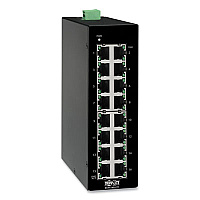 Tripp Lite 16-Port Unmanaged Industrial Gigabit Ethernet Switch, TAA Compliant, Ships in 7-10 Business Days (NGIU16)