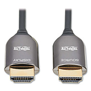 Tripp Lite HDMI Plenum-Rated Active Fiber Optic Cable, 65.6 ft, Black, Ships in 7-10 Business Days (P568F20M8K6)