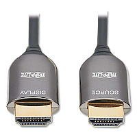 Tripp Lite HDMI Plenum-Rated Active Fiber Optic Cable, 98.4 ft, Black, Ships in 7-10 Business Days (P568F30M8K6)